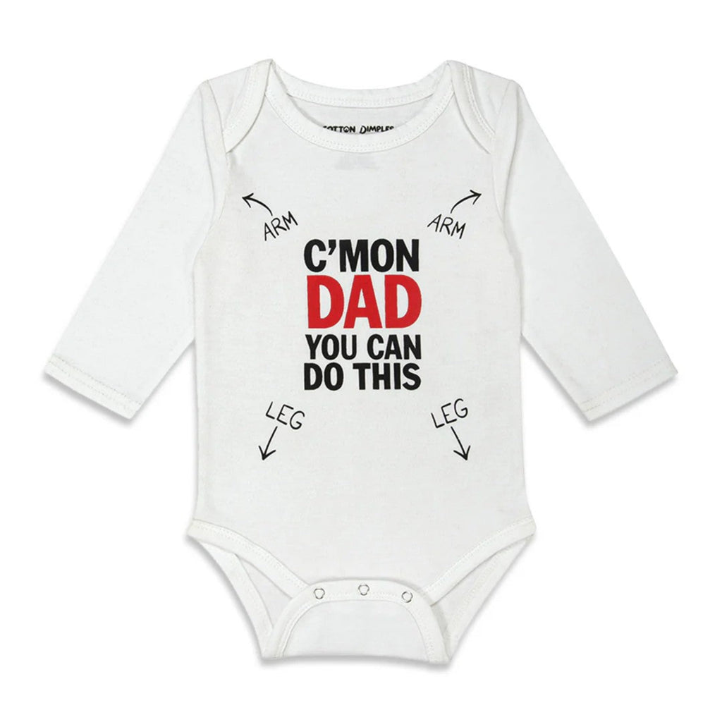 “C’Mon Dad, You Can Do This” Baby Onesie