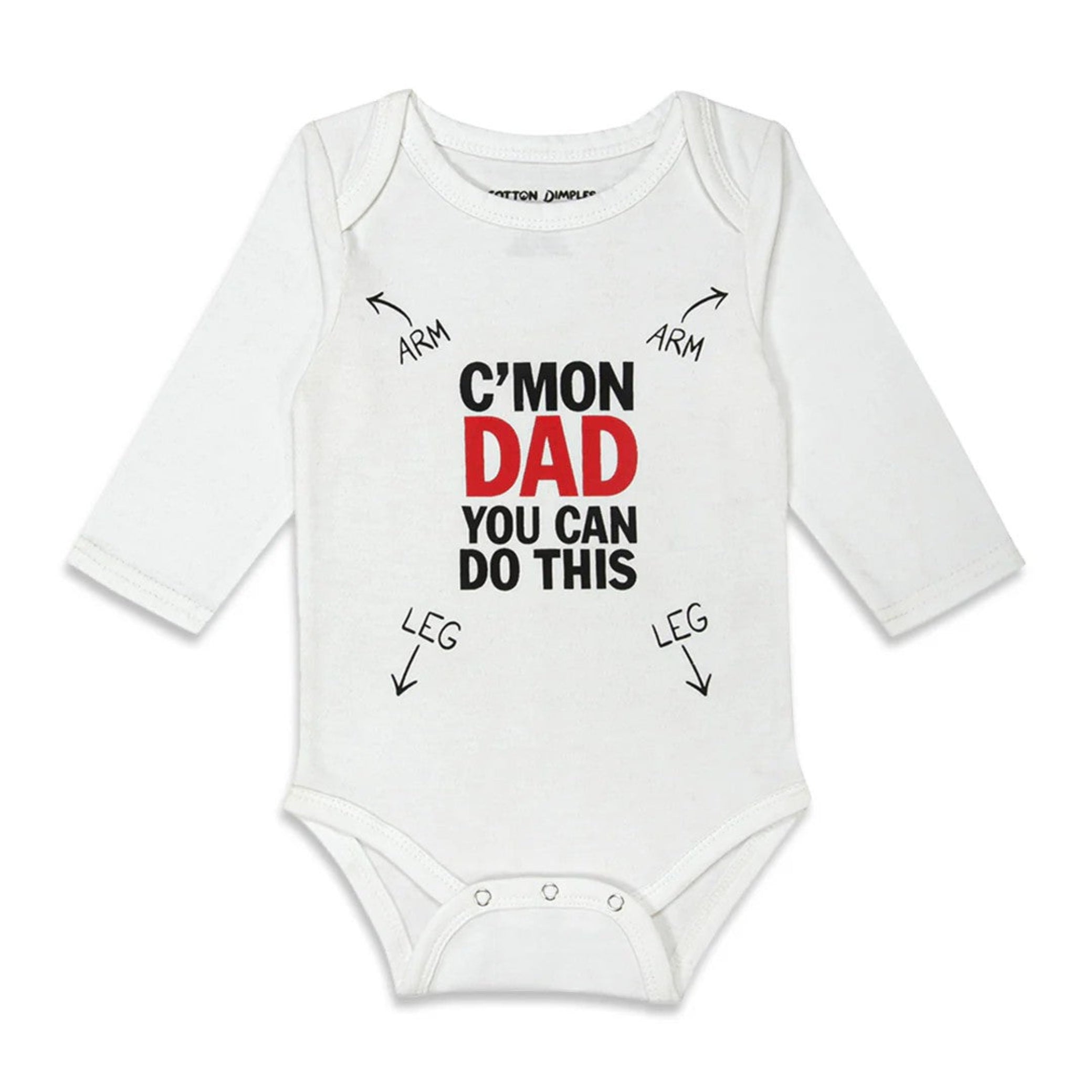 “C’Mon Dad, You Can Do This” Baby Onesie